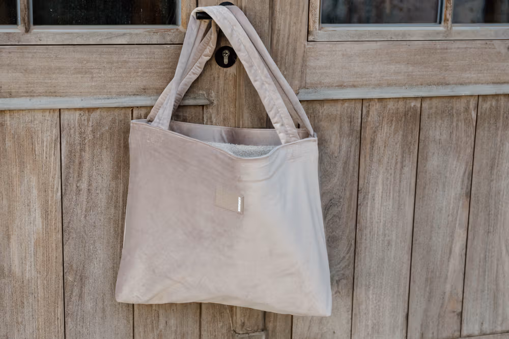 Teddy Fleece bag beige