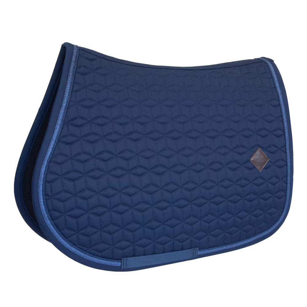 Saddle Pad glitter rope show jumping navy pony