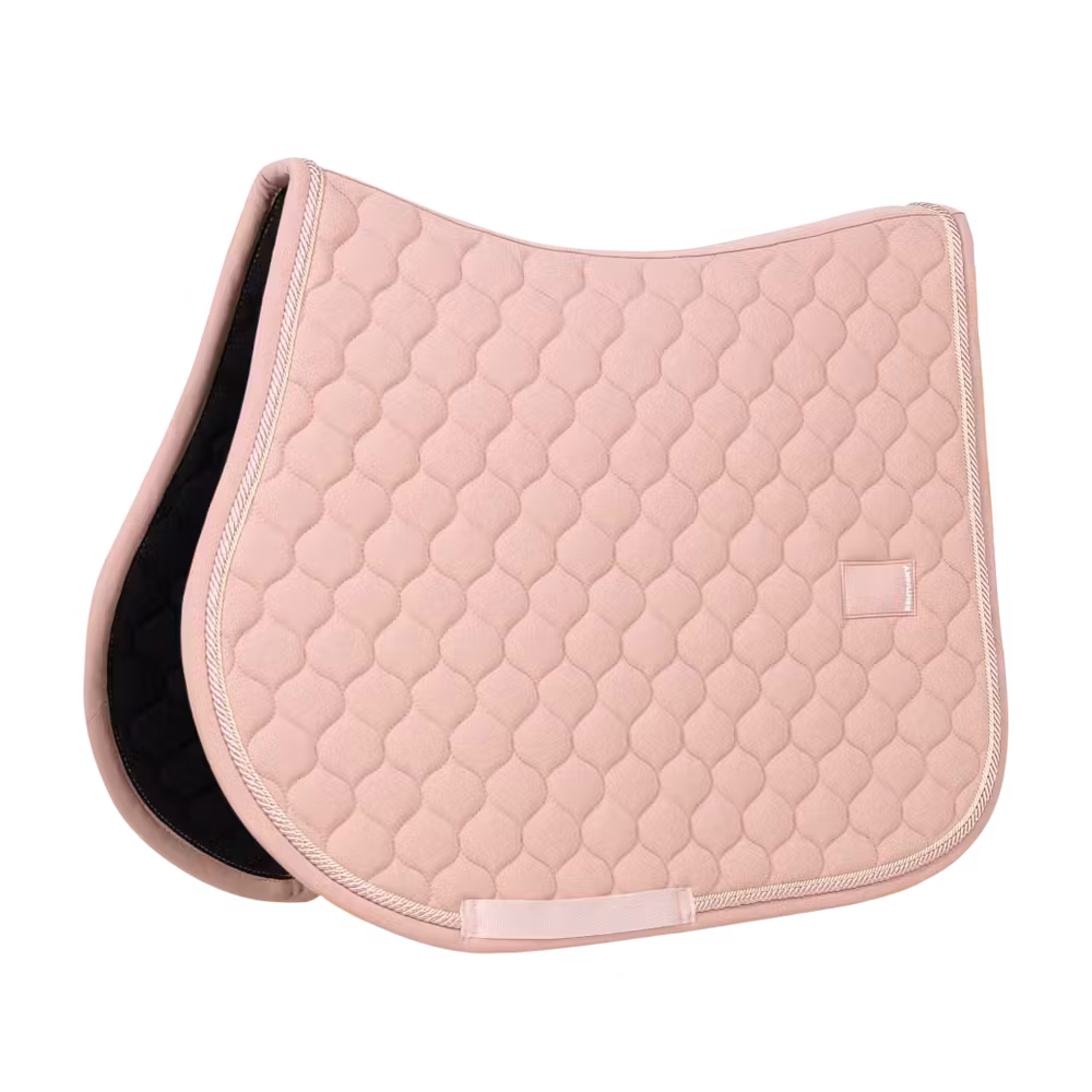 Saddle Pad onion quilt rubber logo jumping navy