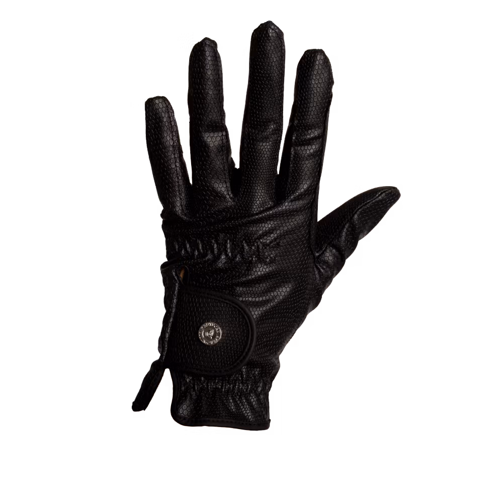 Riding gloves grip black size 8