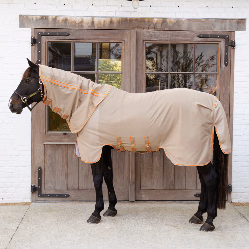 Mesh fly rug comfort beige/orange 145-6'6