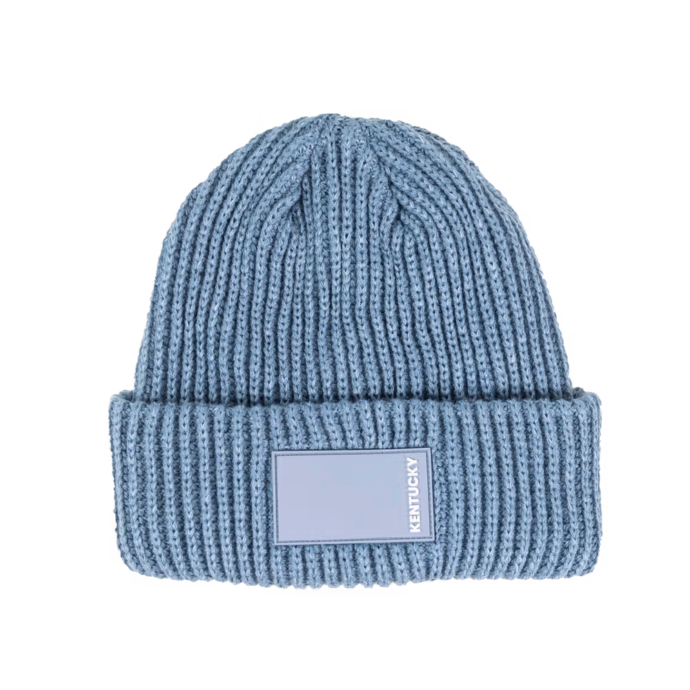 Beanie rubber logo navy