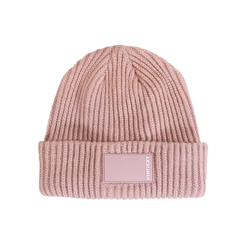 Beanie rubber logo navy