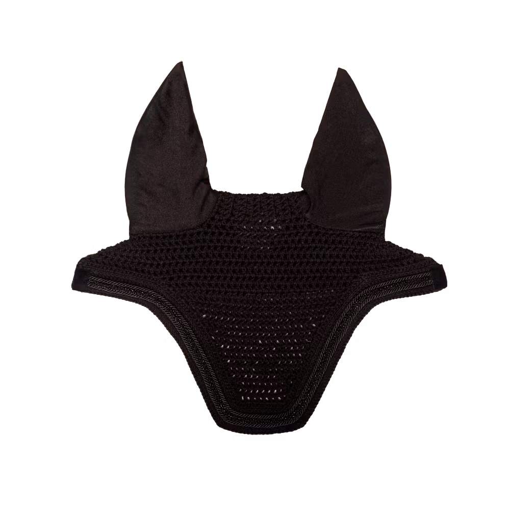 Fly veil Wellington soundless velvet mini pearls navy