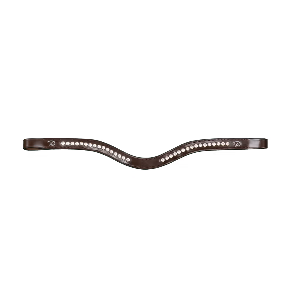Half Swarovski V-Shaped Browband
