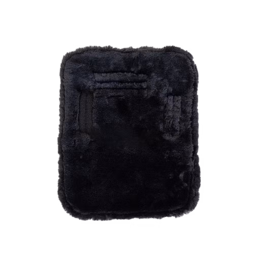 Chest expander vegan sheepskin 1 buckle black