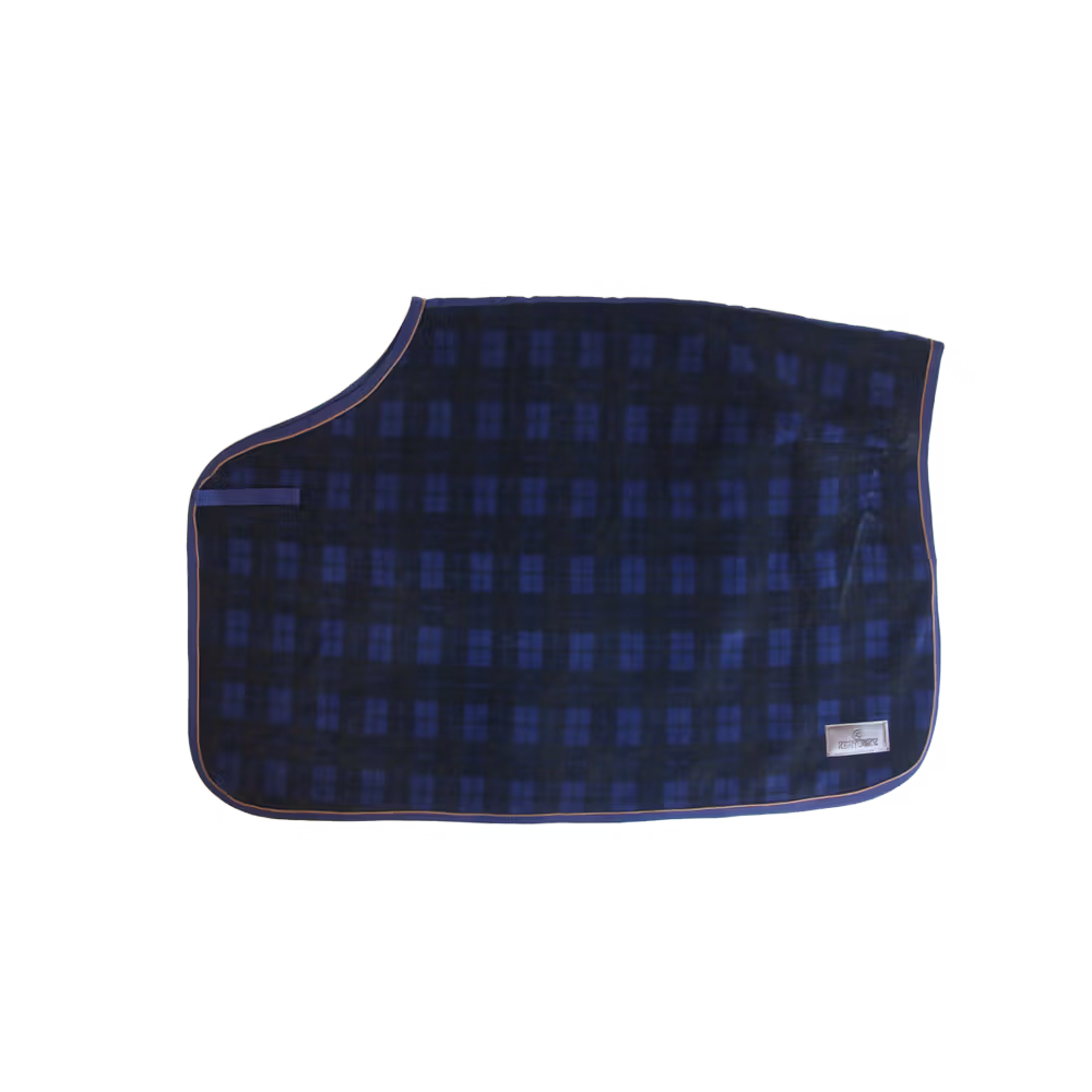 Quarter rug heavy fleece navy large