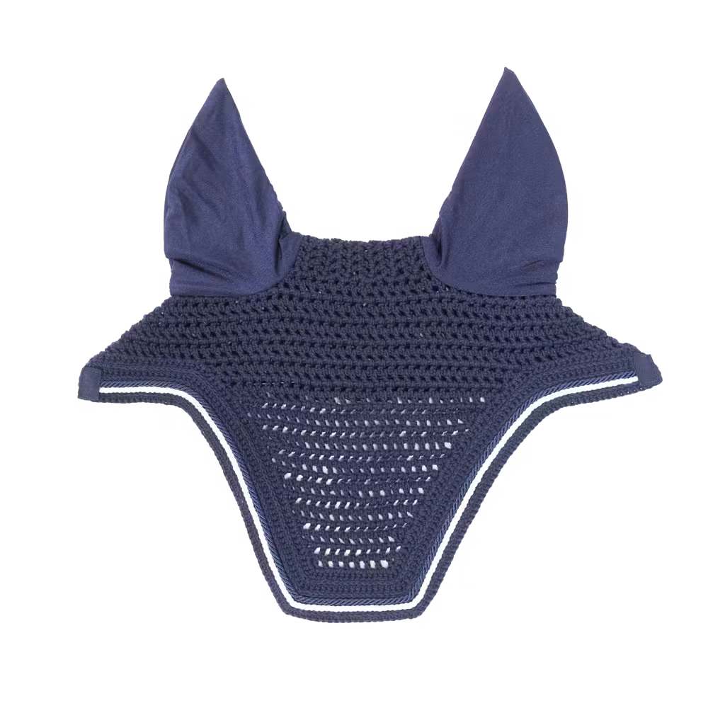 Fly veil Wellington diamond rope navy Full