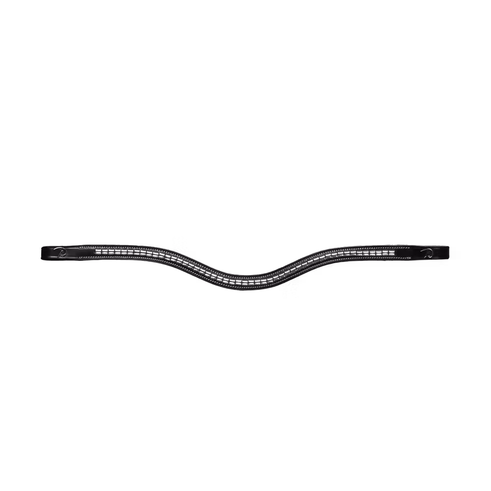Silver Clincher V-Shaped Browband