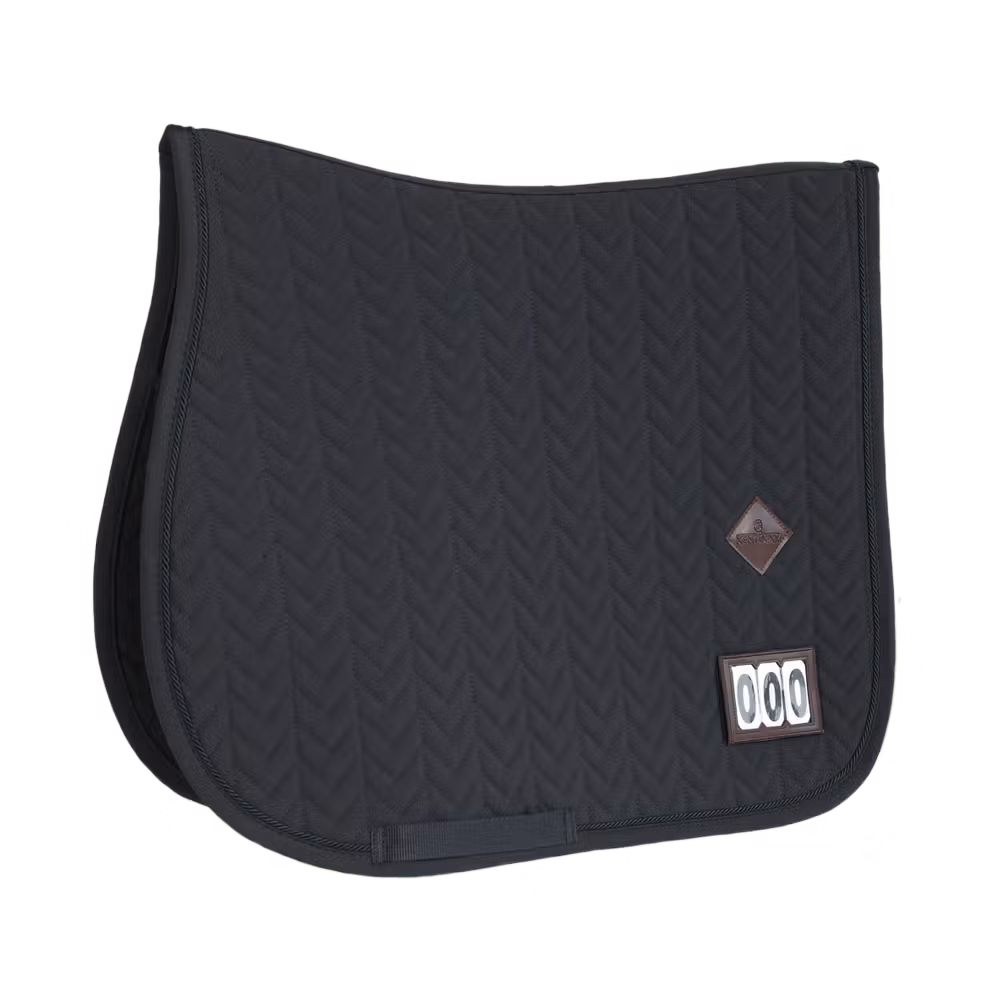 Saddle Pad fishbone competiton show jumping white