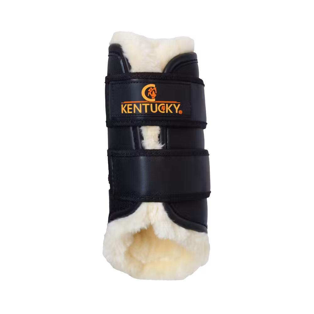 Turnout boots leather black hind