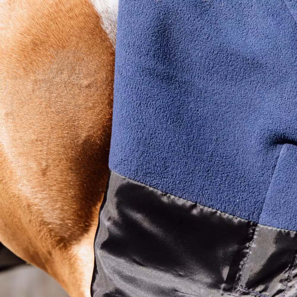 Turnout rug all weather Quick dry Fleece with Neck navy 145-6'6 0gram