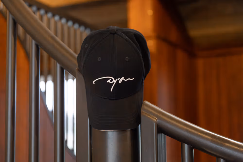 Cap Dyon white Logo, navy