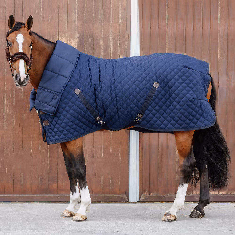 Horse Duvet Navy 300 gram