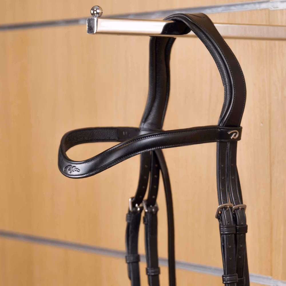 Flat Leather V-Shaped Browband