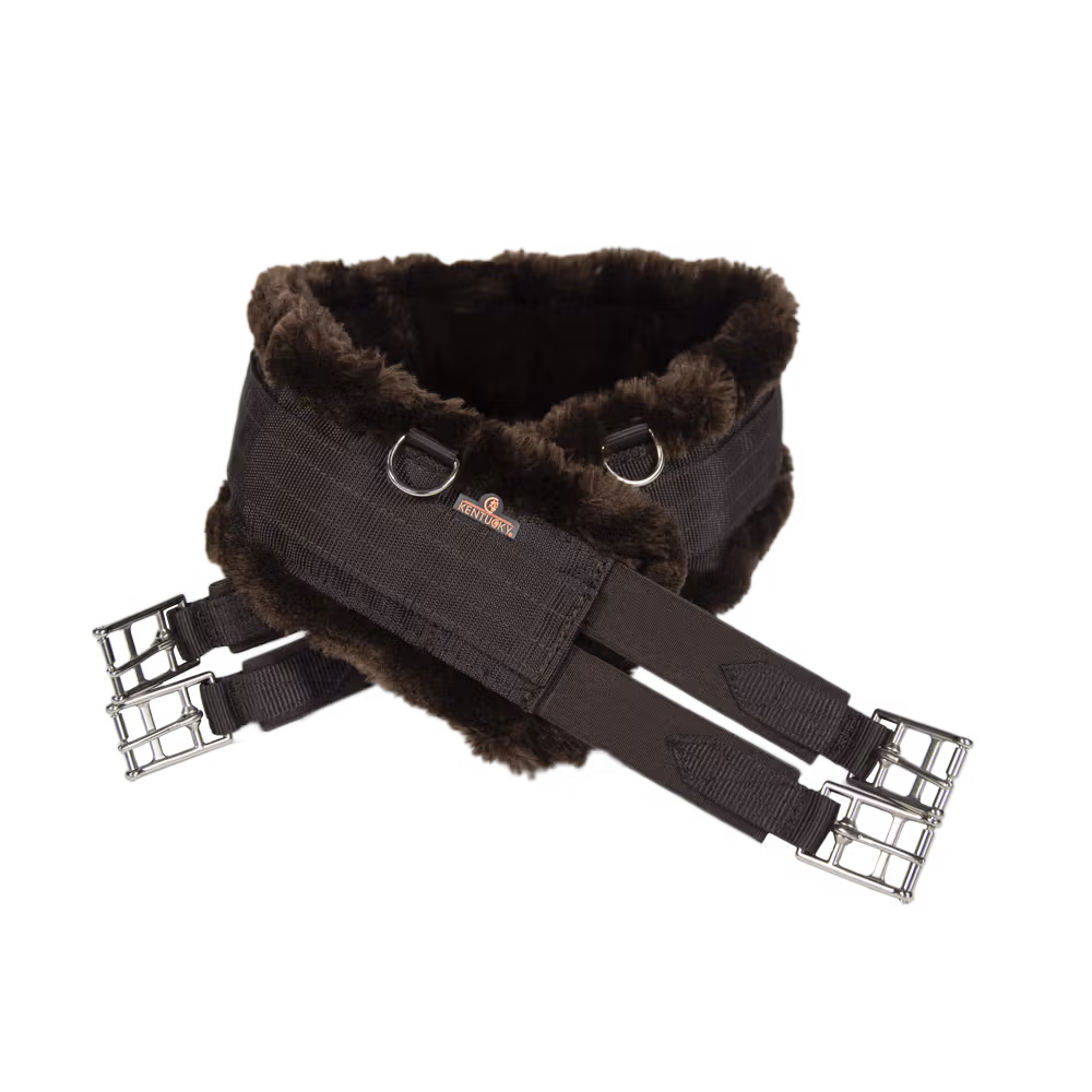 Sheepskin Girth brown 130cm
