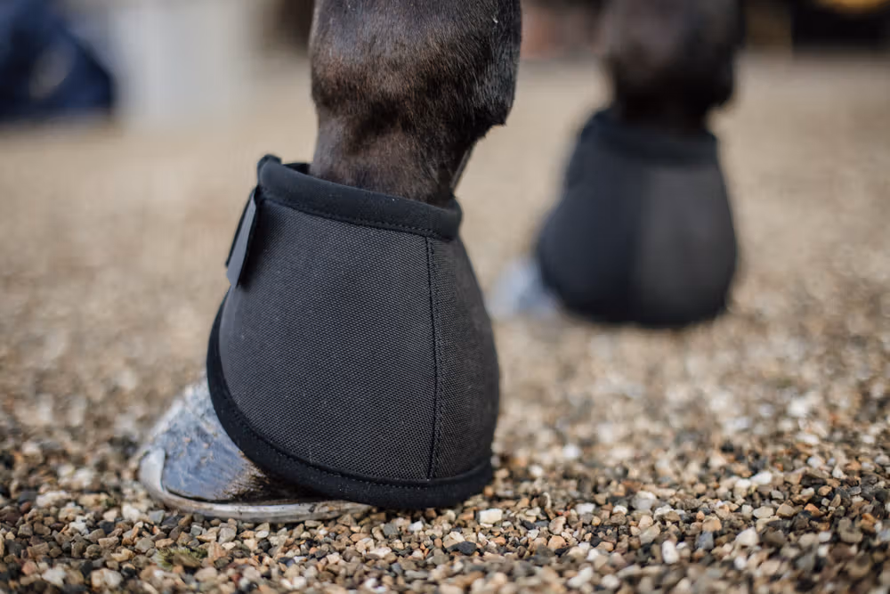 Overreach boots heel protection black small