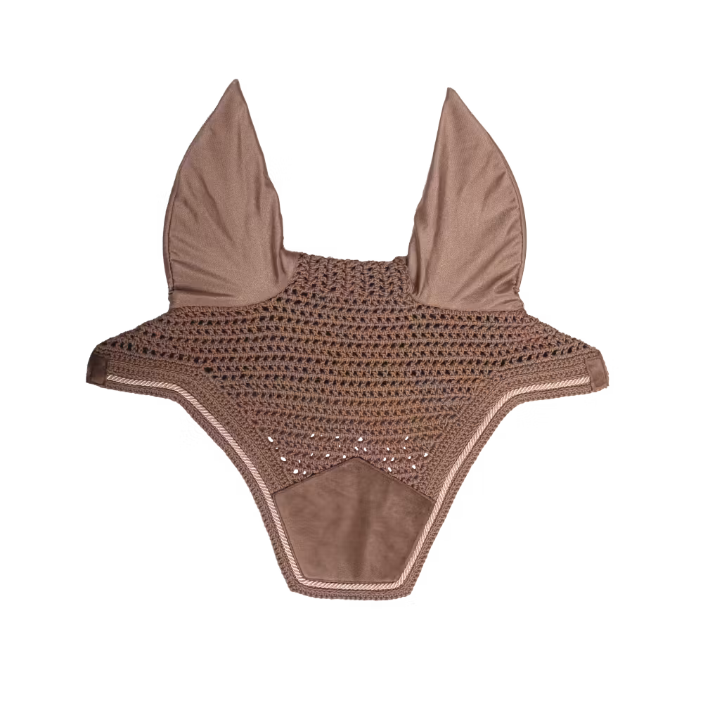 Fly veil Wellington velvet mustard cob