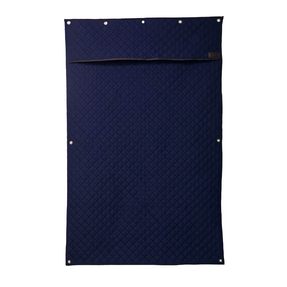 Stable curtain dark green