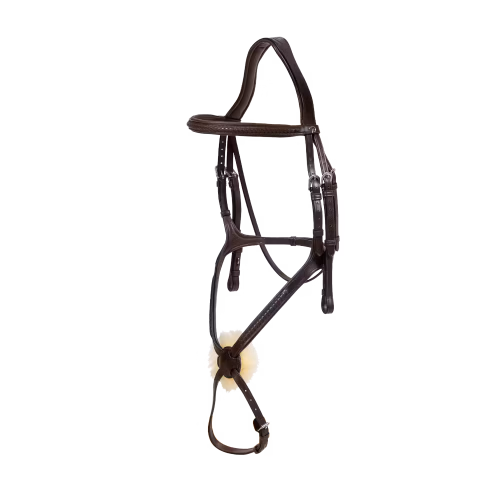 Plaited Figure 8 Bridle BROWN FULL