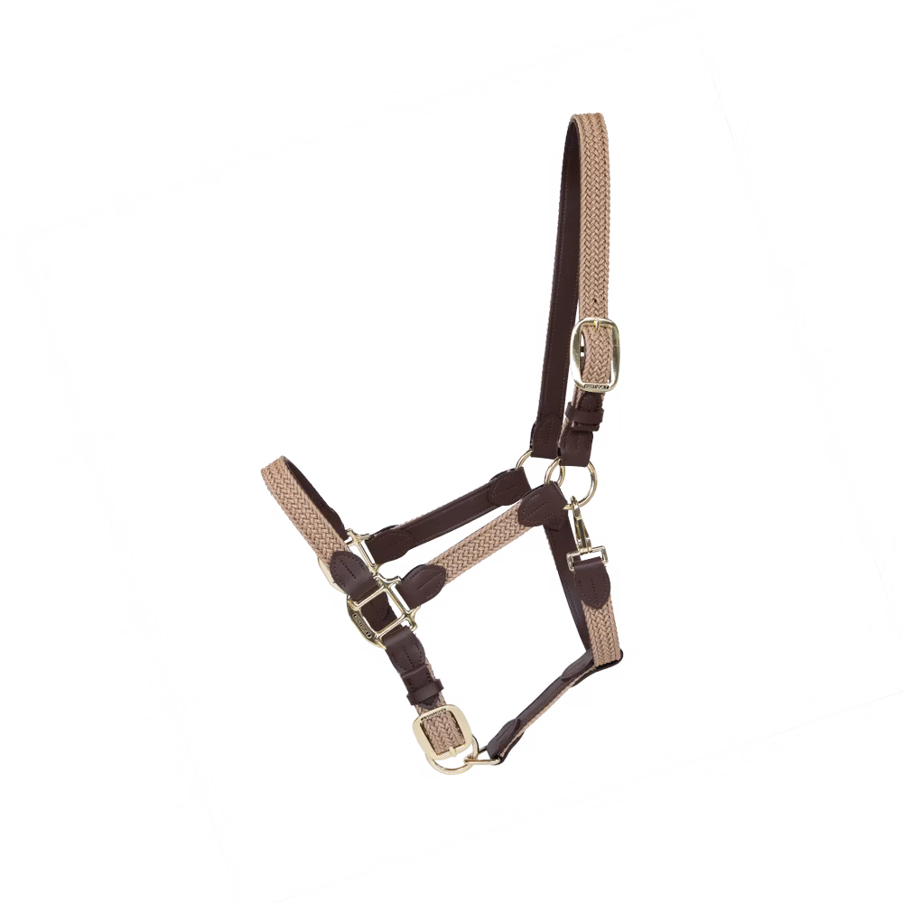 Plaited Nylon halter bordeaux Cob