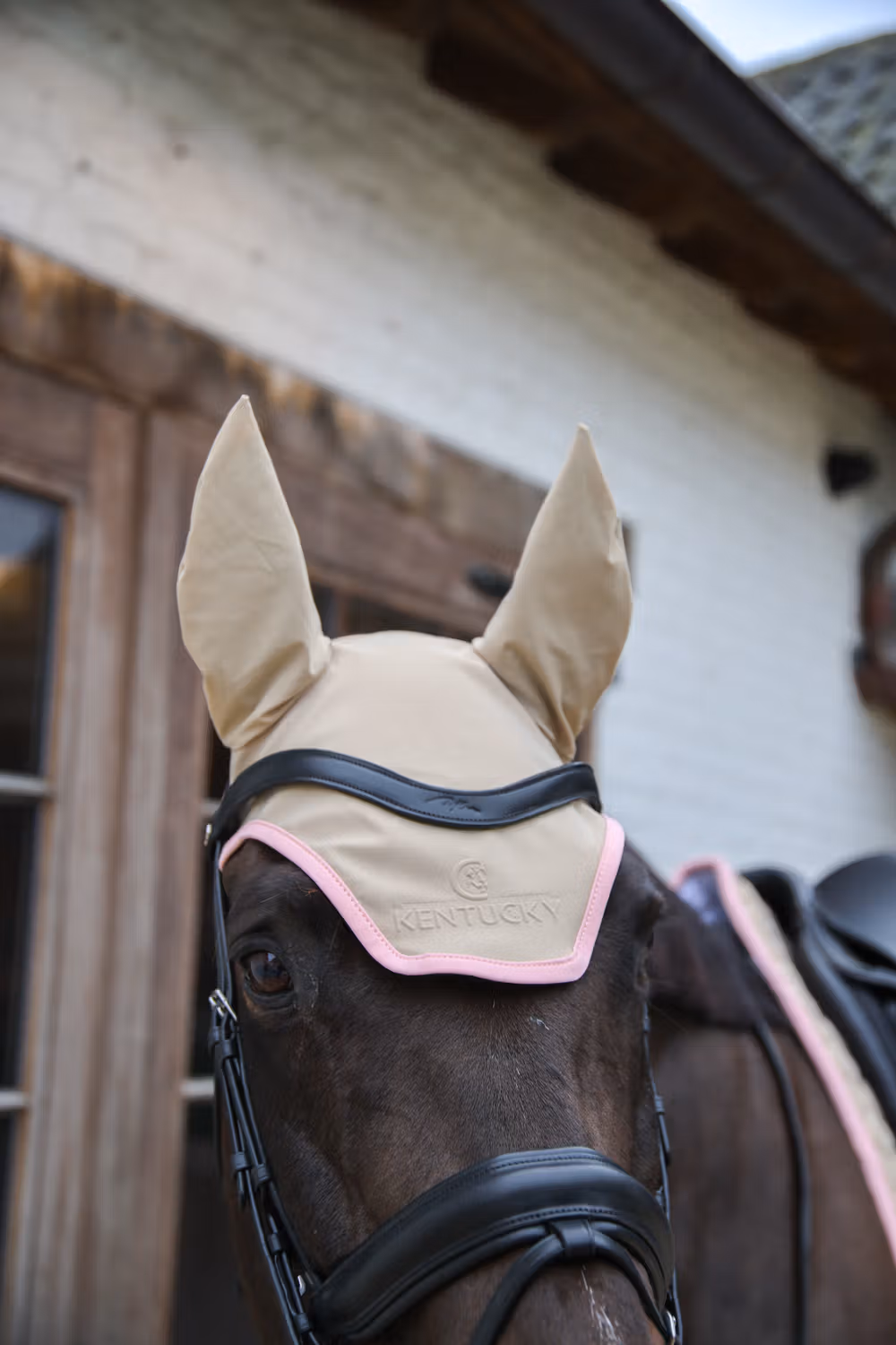Fly veil wellington softshell beige-old rose Full