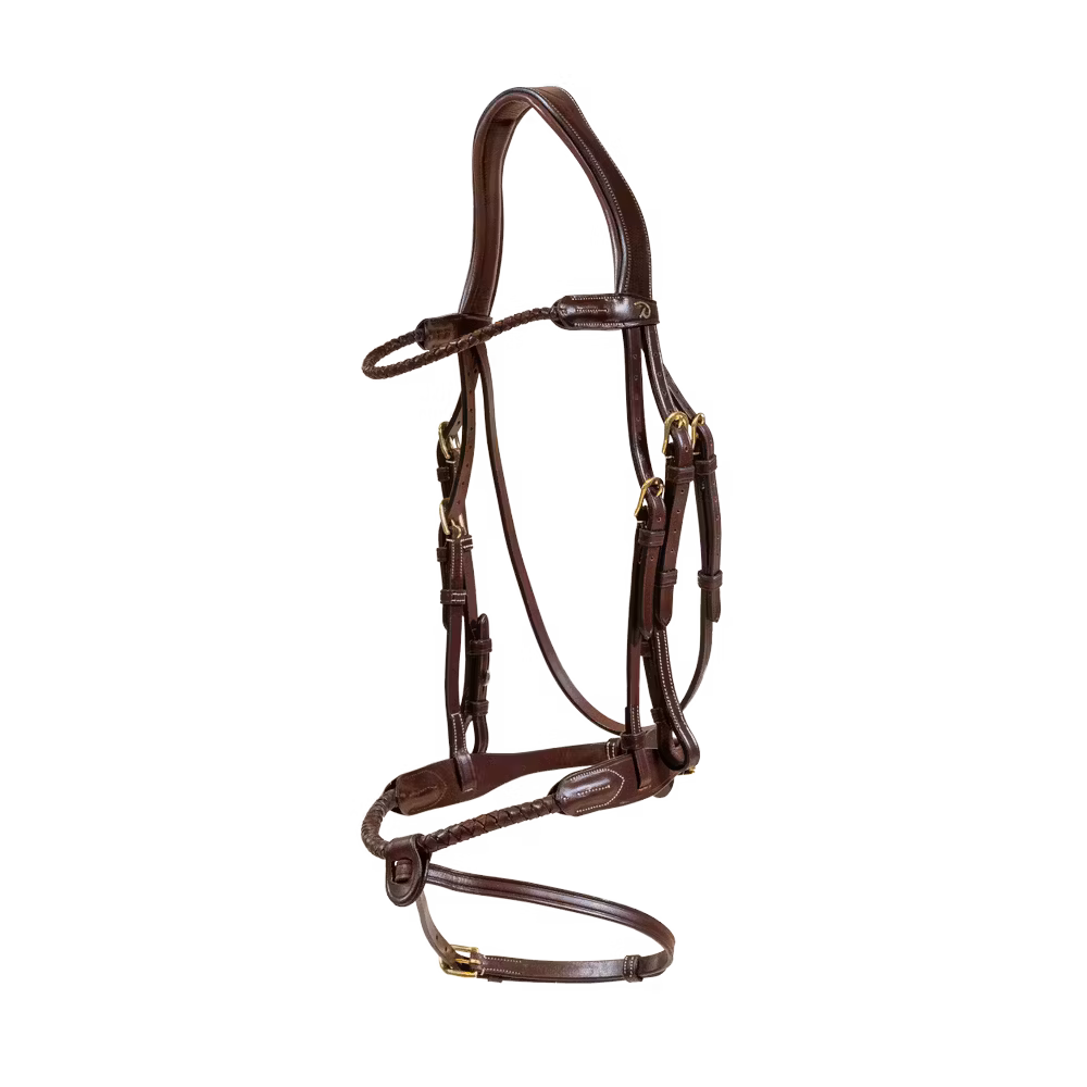 Braided Flash Noseband Bridle