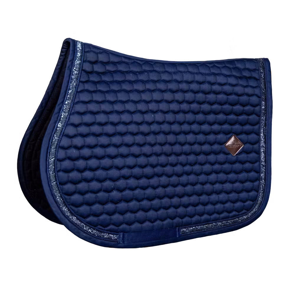 Saddle Pad glitter band jumping fuchsia