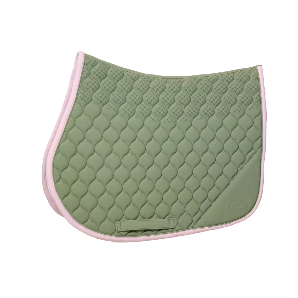 Saddle Pad softshell onion quilt jumping navy-beige