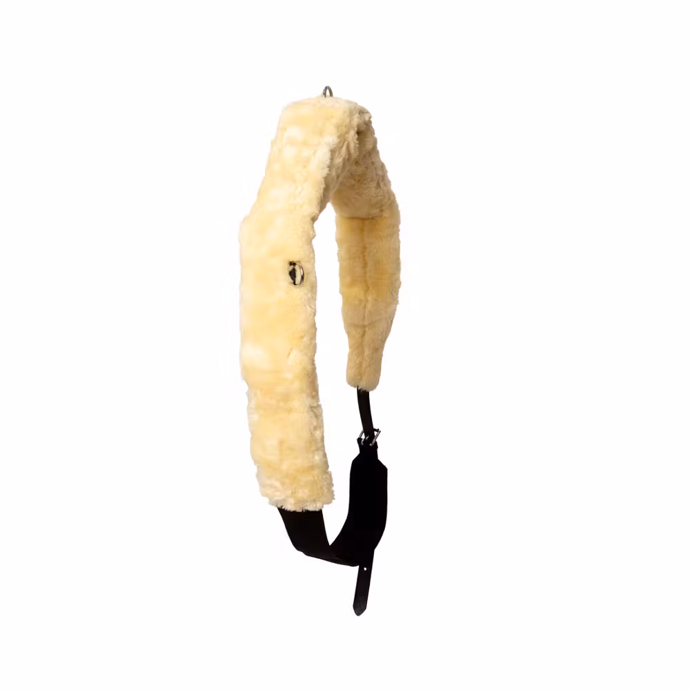 Sheepskin Nylon walker girth Full black