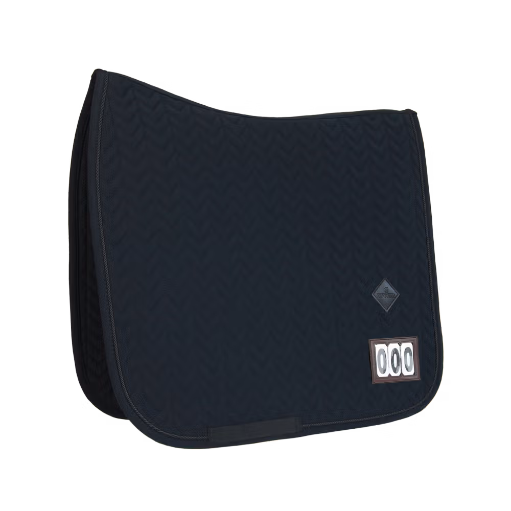 Saddle Pad fishbone competiton dressage white