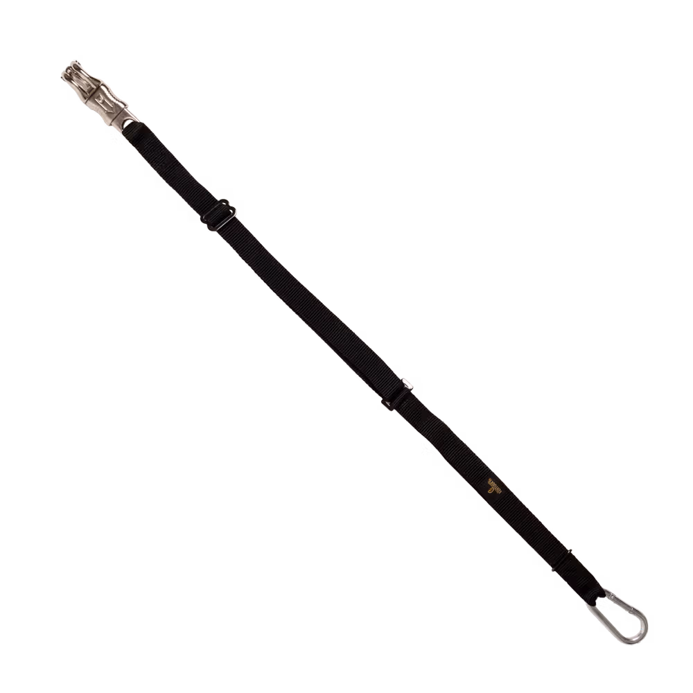 Horse box lead & Cross ties safety black 120cm