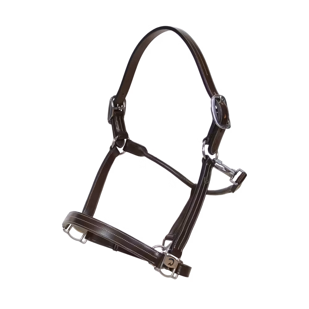 US Halter with adjustment WO coll, Full/brown