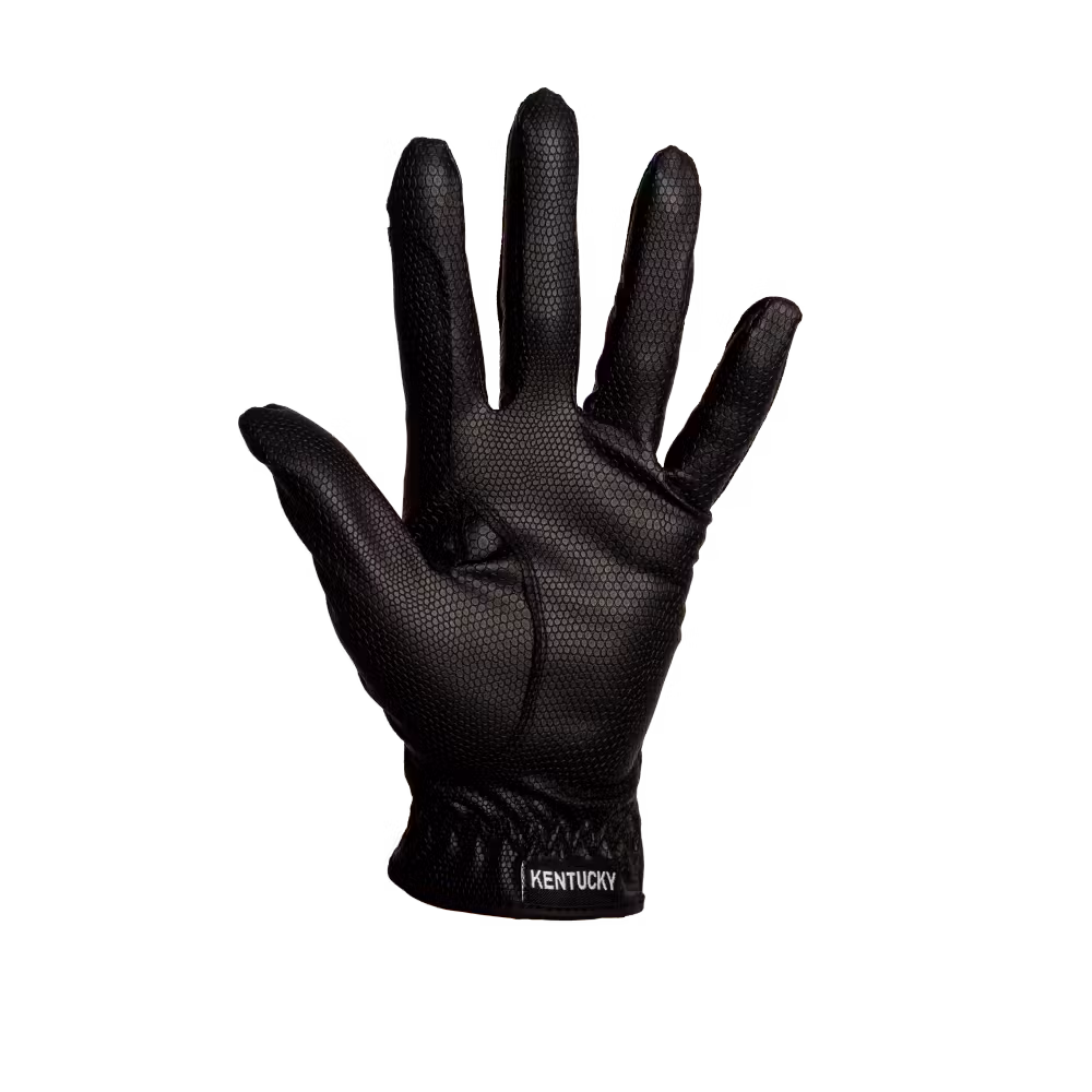 Riding gloves grip black size 8