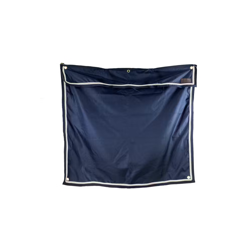 Stable curtain waterproof classic short navy 135cmx125cm