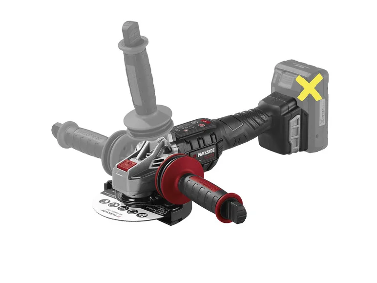 PARKSIDE PERFORMANCE® Meuleuse d'angle sans fil PWSAP 20-Li E6, 20 V