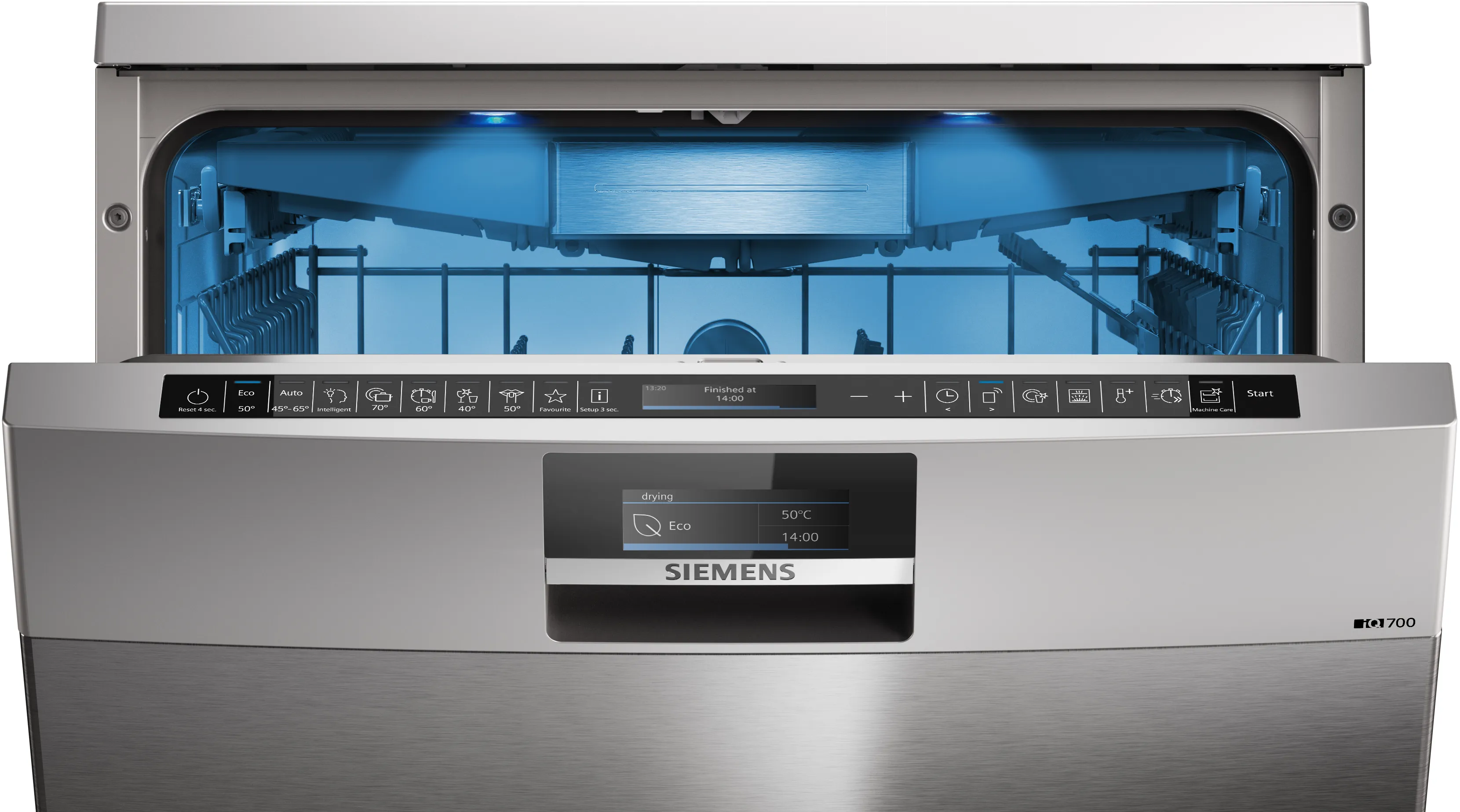 SIEMENS SN27TI00CE iQ700 Free-standing dishwasher 60 cm Brushed steel anti-fingerprint