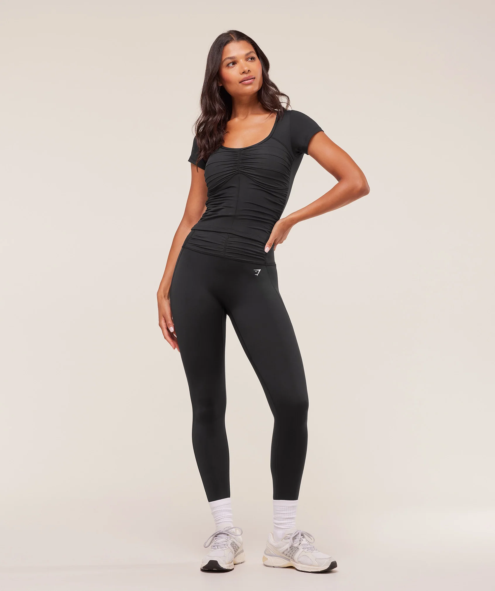 Ruche Short Sleeve Top