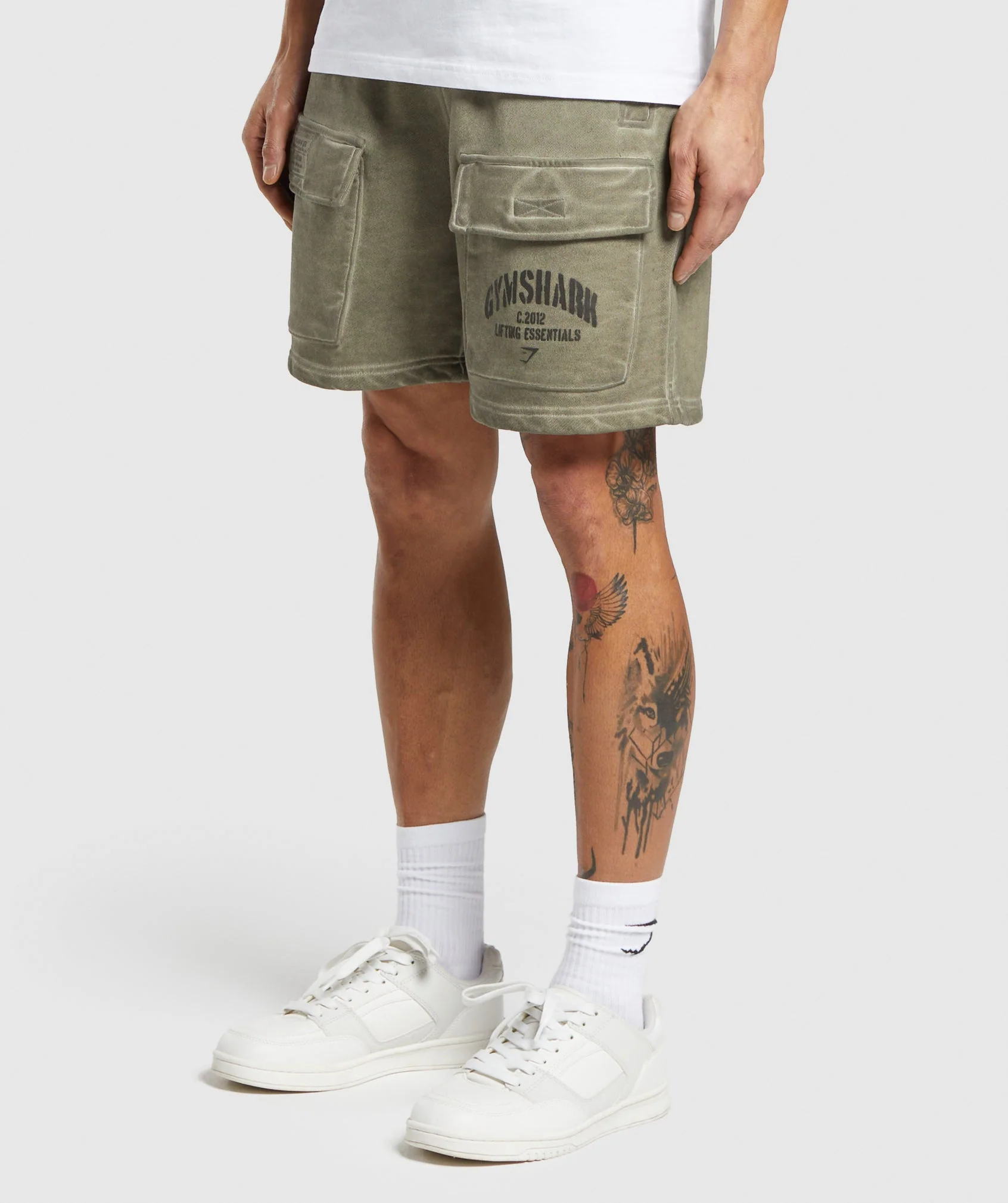 Heavyweight Washed Cargo Shorts