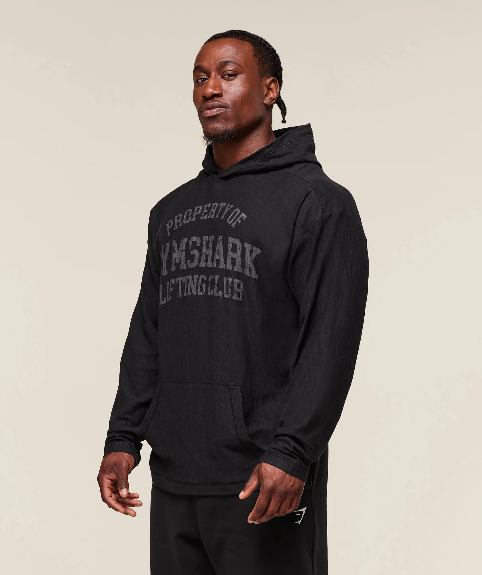 Lightweight Slub Textured Hoodie
