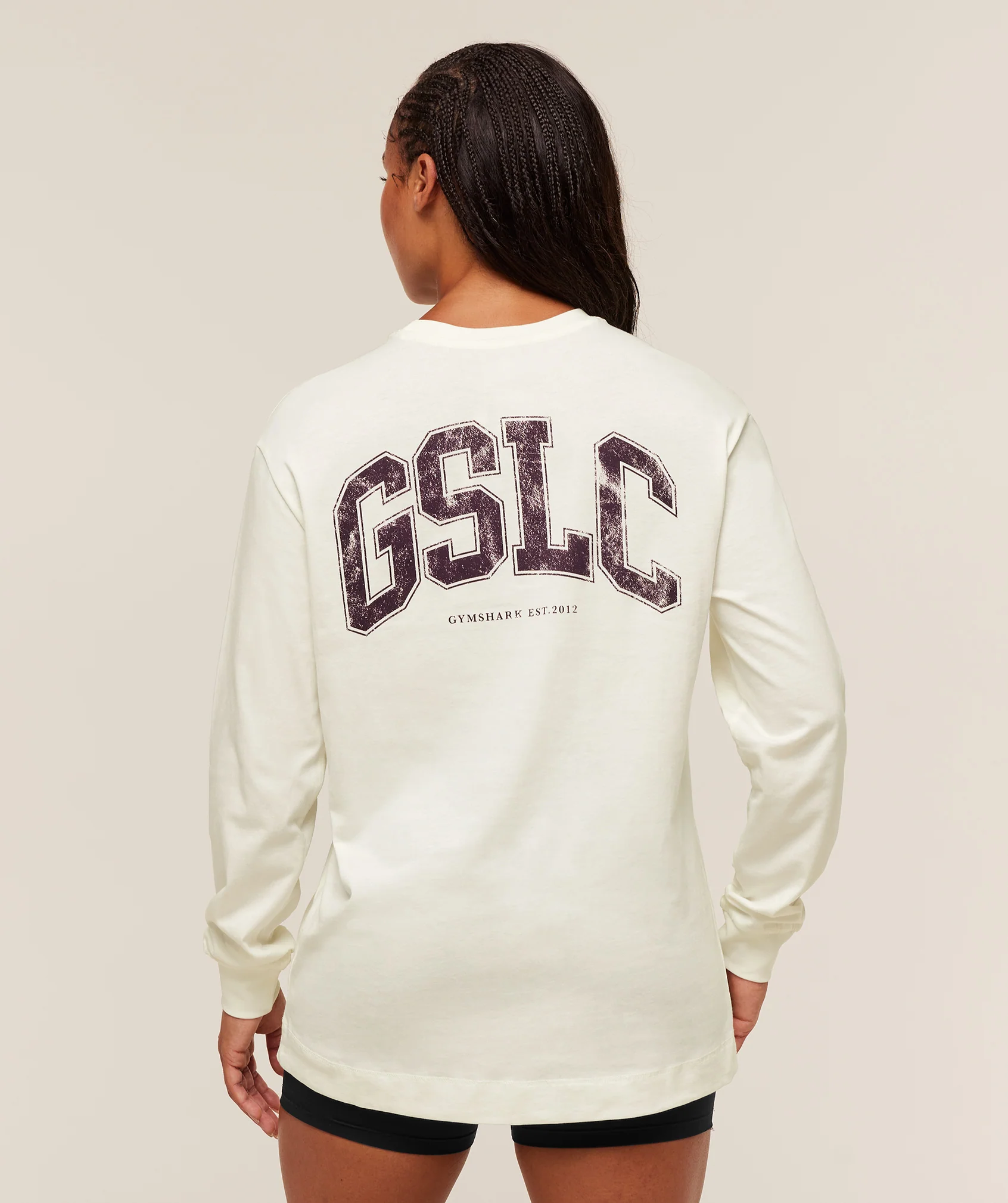 GSLC Graphic Oversized Long Sleeve Top