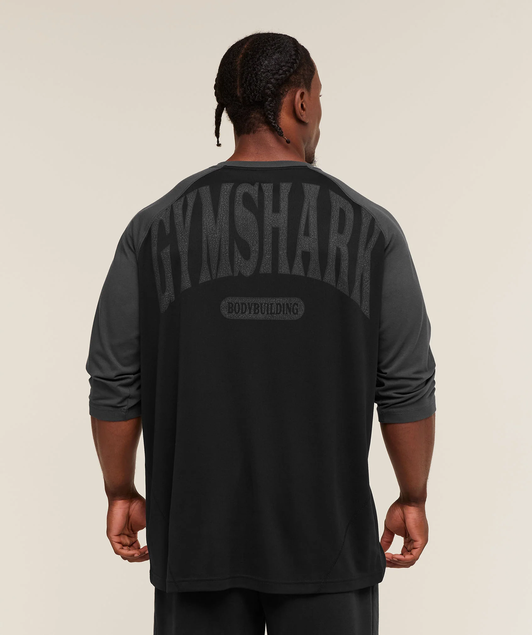 Bodybuilding 1/3 Long Sleeve Graphic T-Shirt