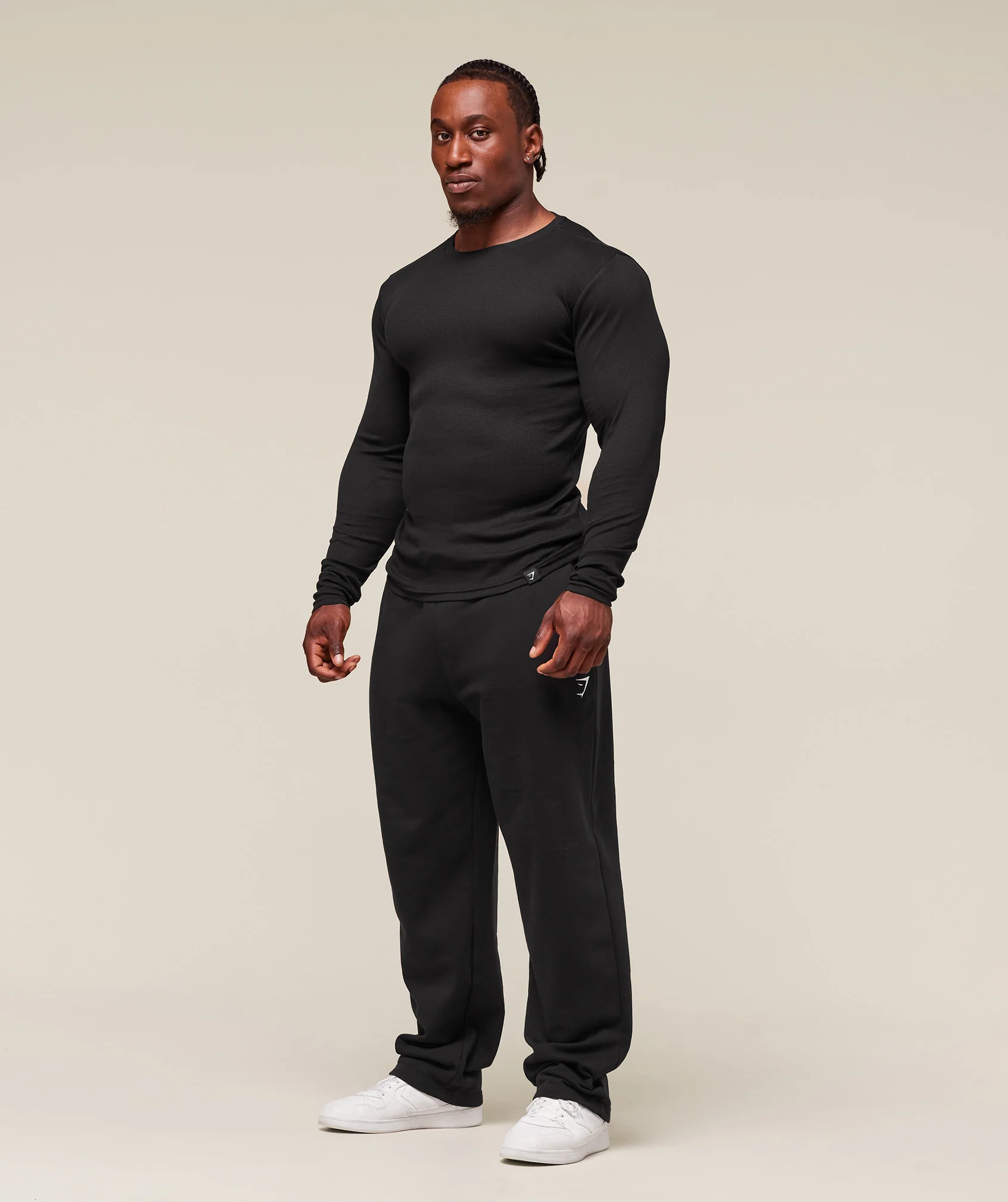 Ribbed Long Sleeve T-Shirt