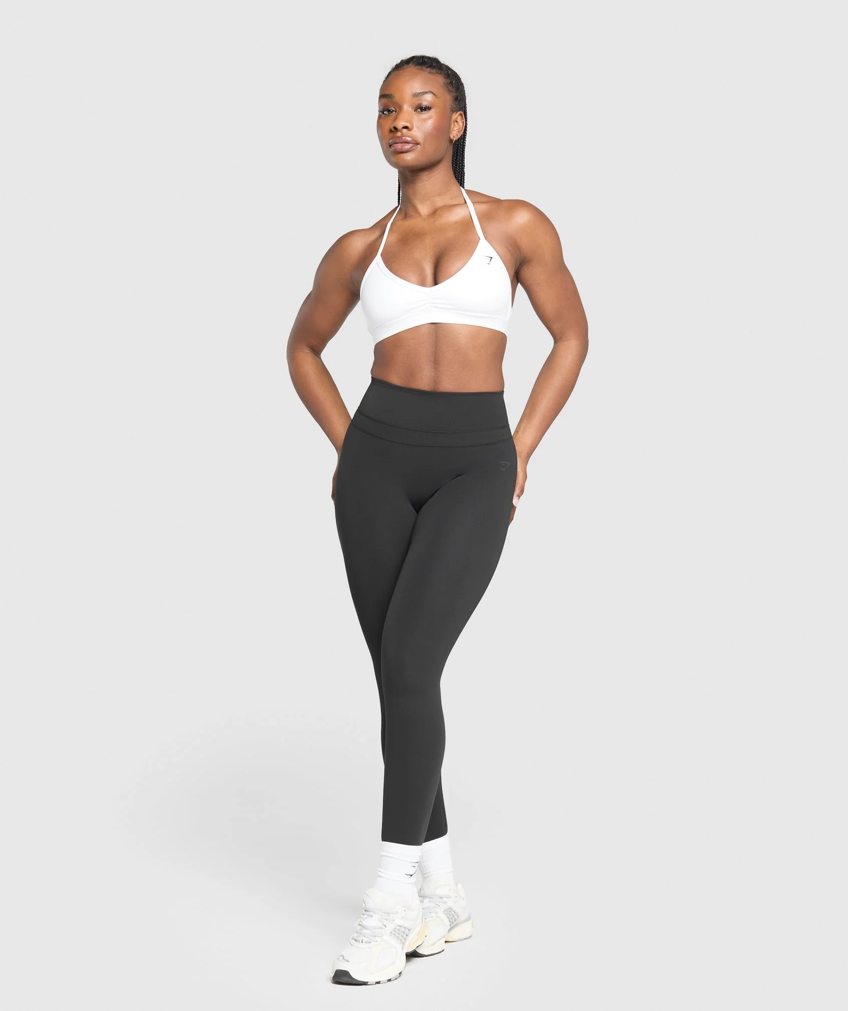 Minimal Halterneck Sports Bra