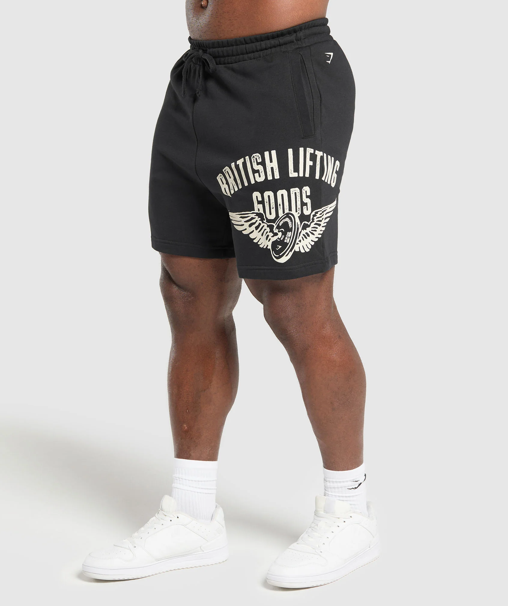 British Lifting Goods Graphic Shorts