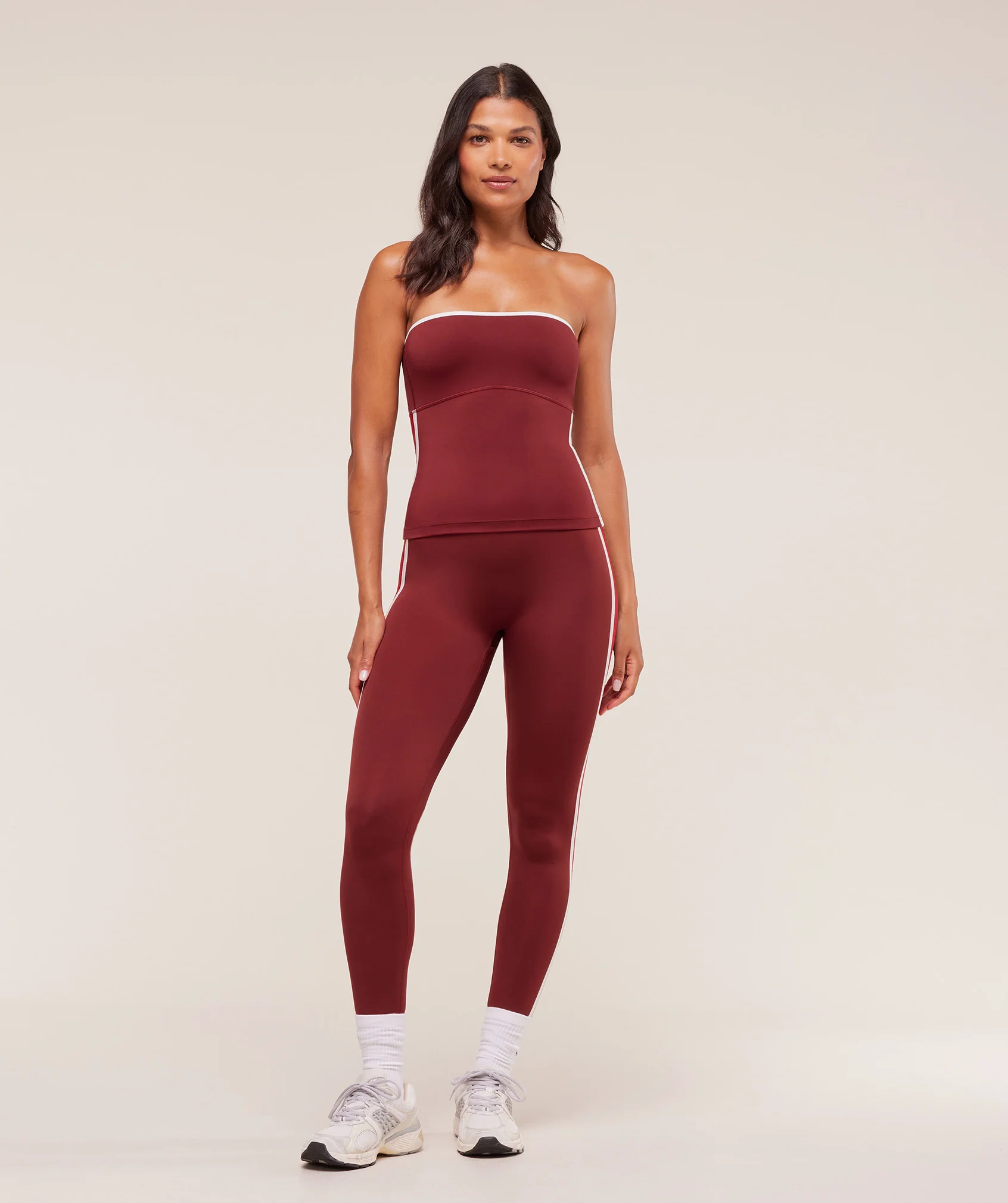 Piping Bandeau With Shelf