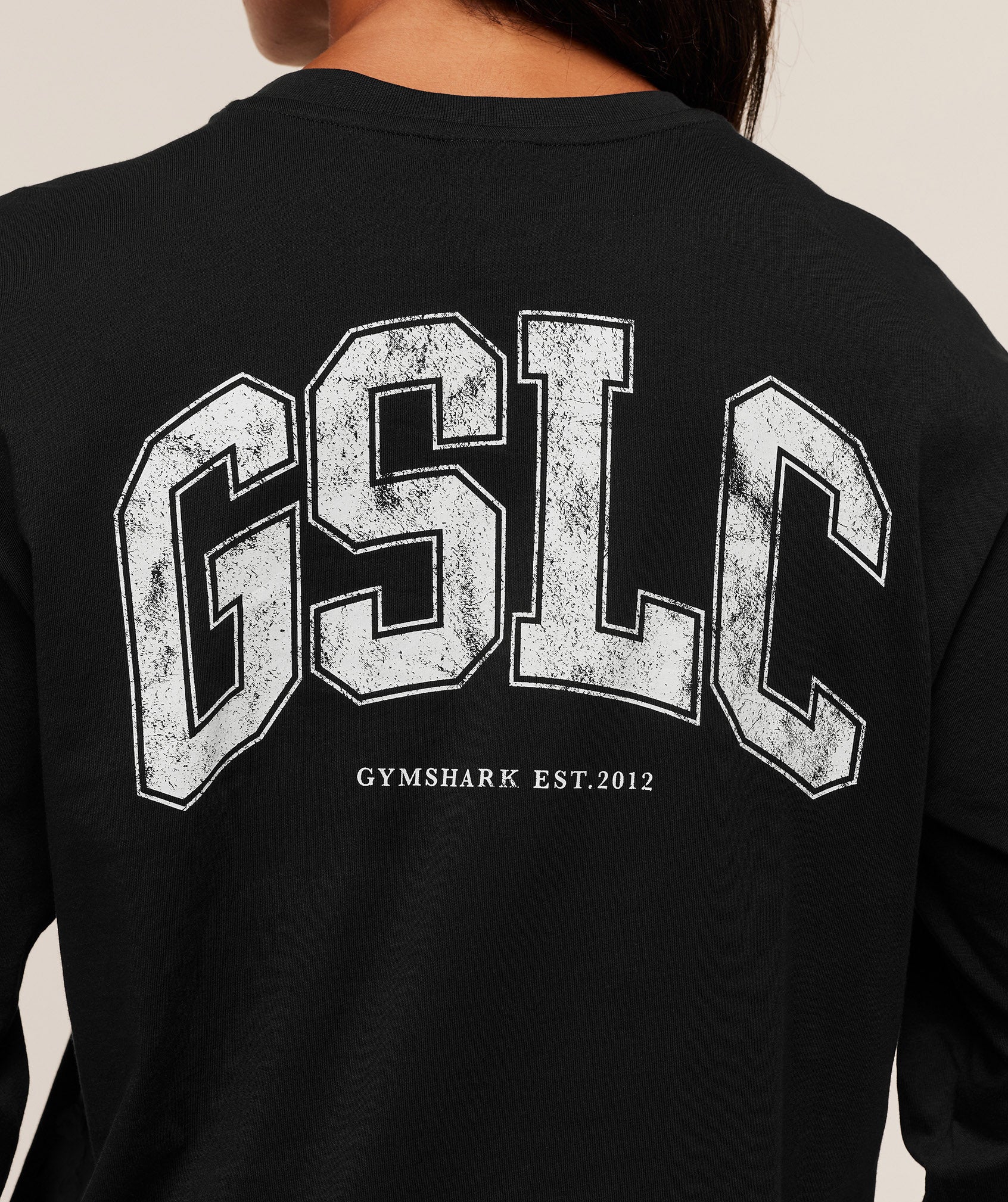 GSLC Graphic Oversized Long Sleeve Top