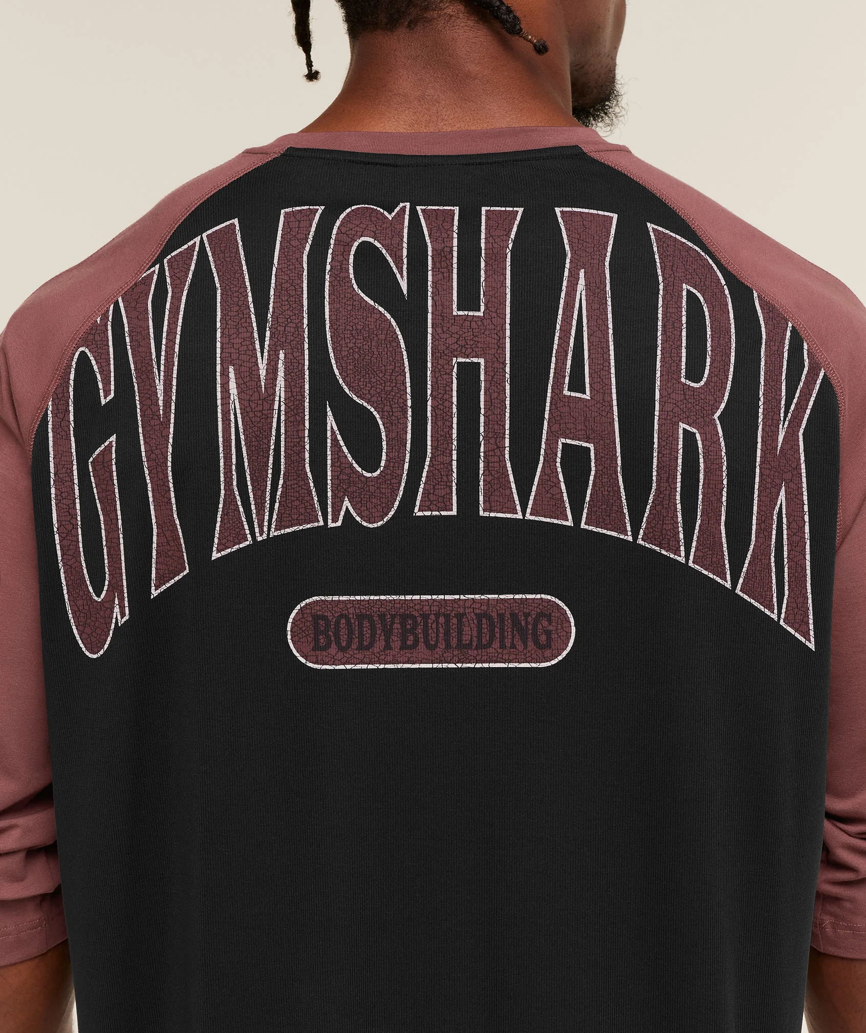 Bodybuilding 1/3 Long Sleeve Graphic T-Shirt