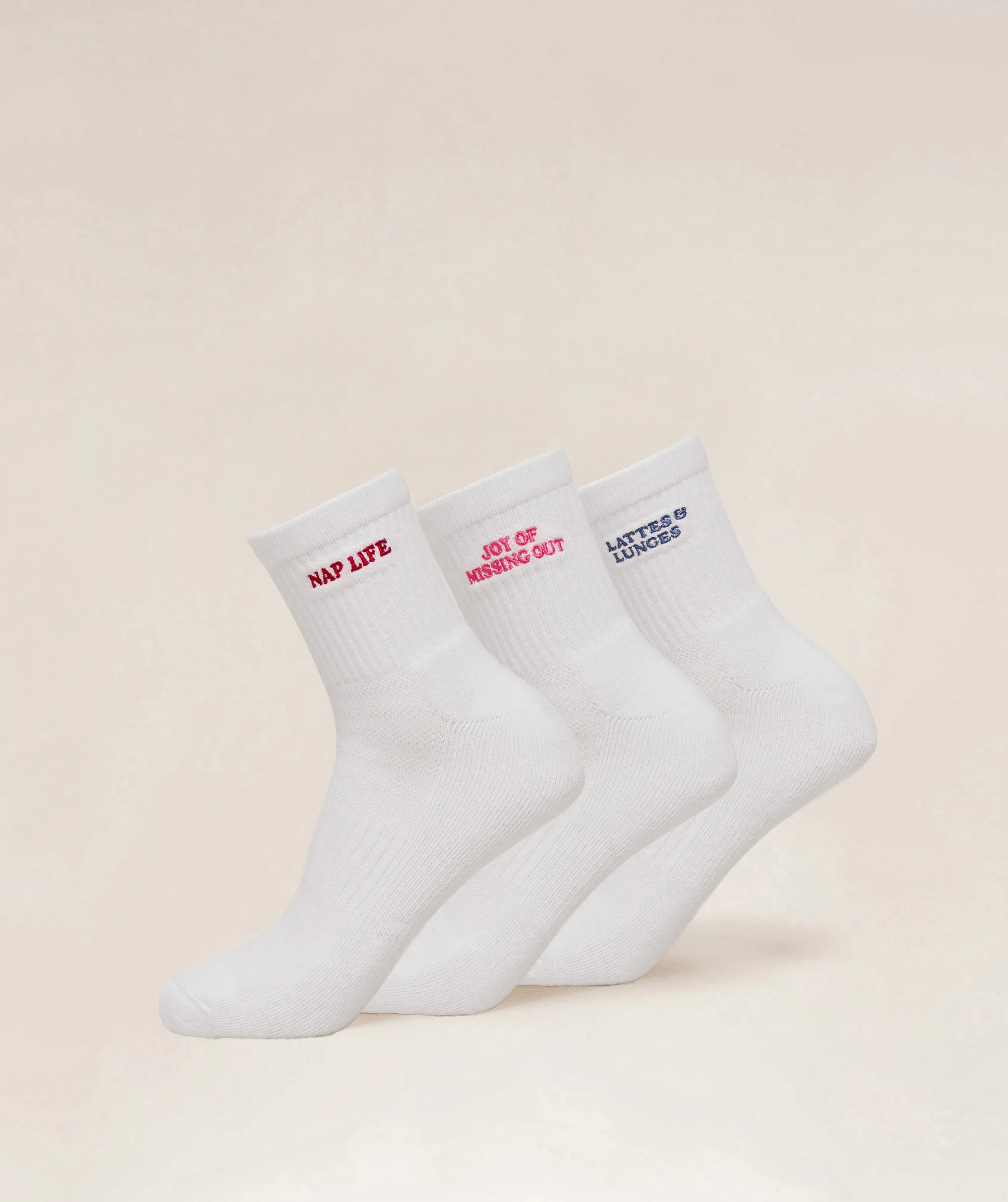 Lattes and Lunges Multi Graphic Midi 3pk