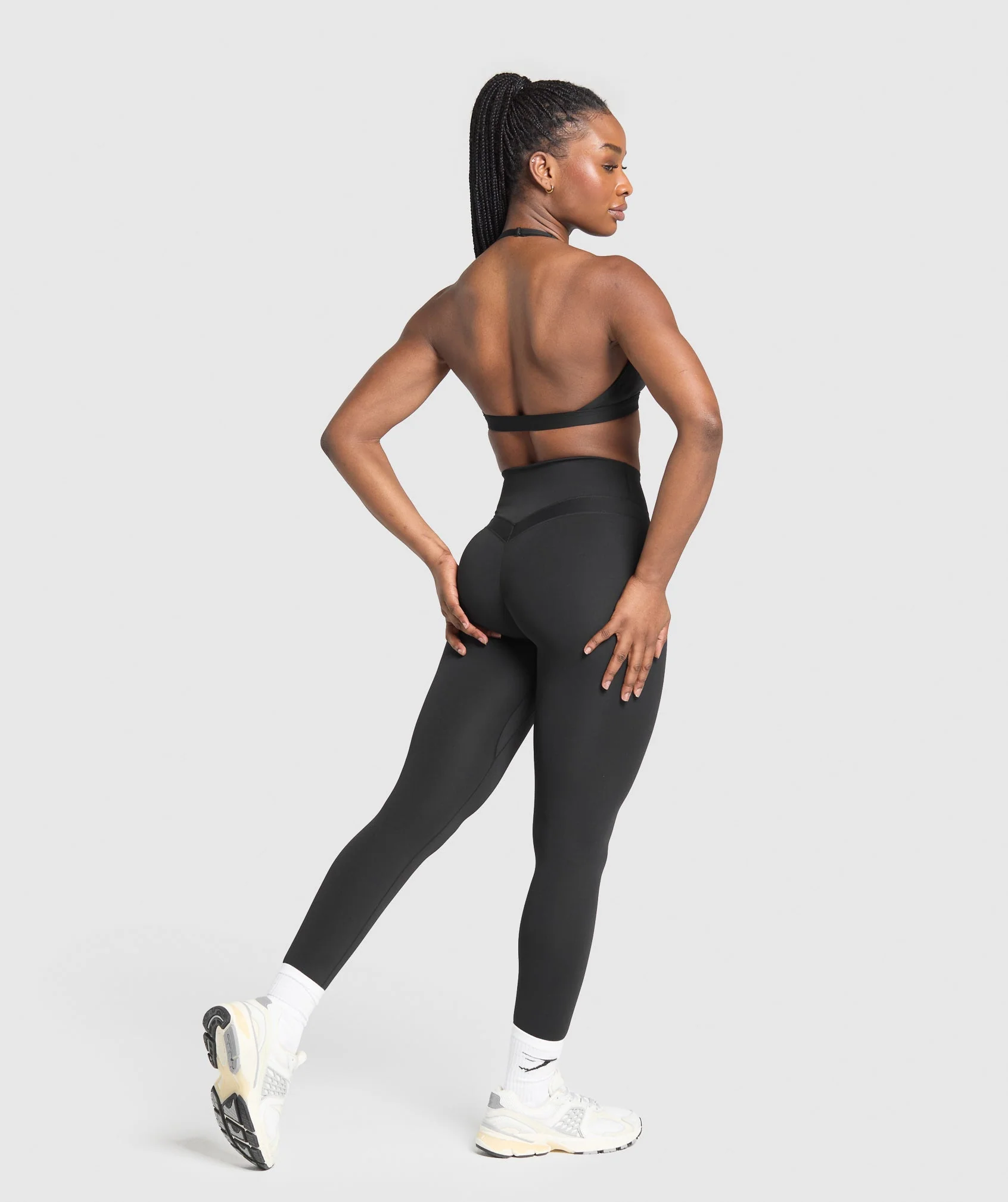 Minimal Halterneck Sports Bra